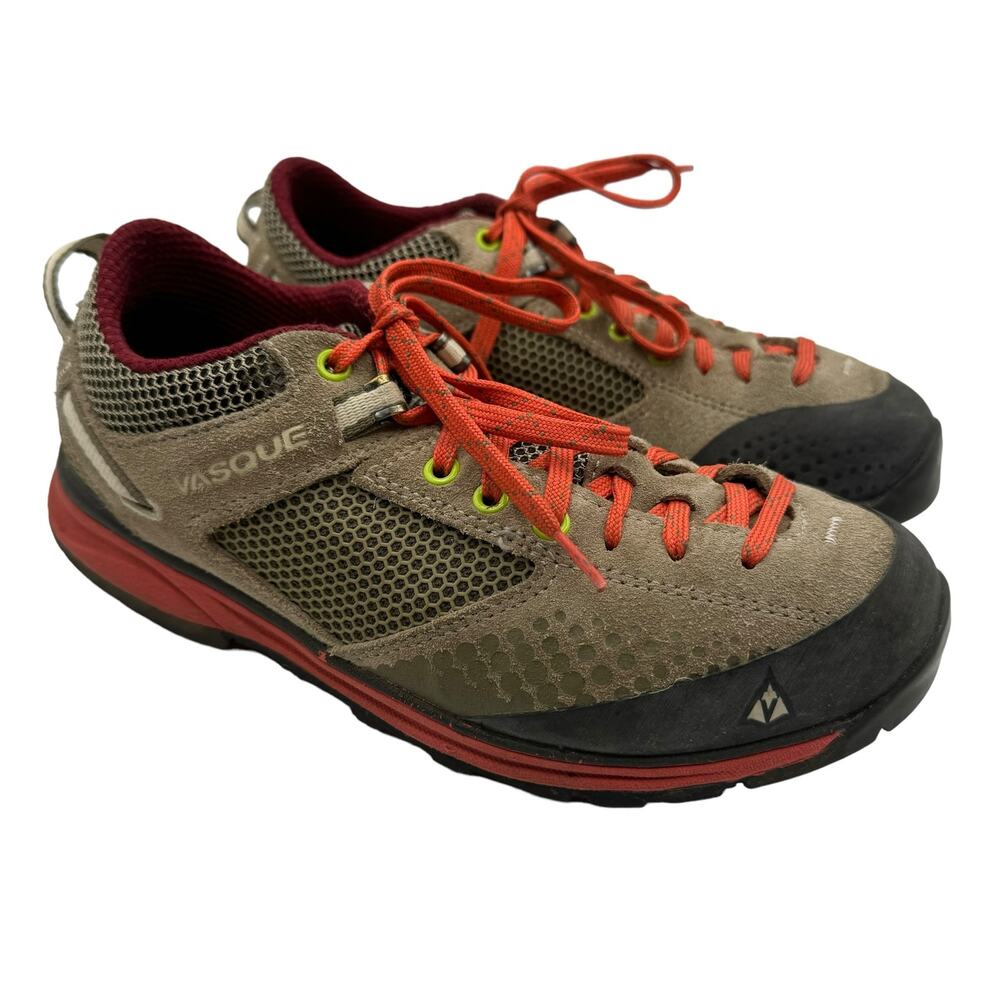 Vasque Grand Traverse Womens 7.5M Outdoor Hiking Shoes Vibram Sole Low Lace Up